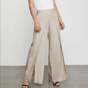 BCBG MaxAzria Michael Wide Leg Slit Pant
